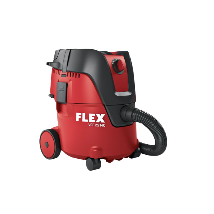 FLEX安全真空吸尘器VCE 22 L MC 2x18.0有什么组件和如何操作？
